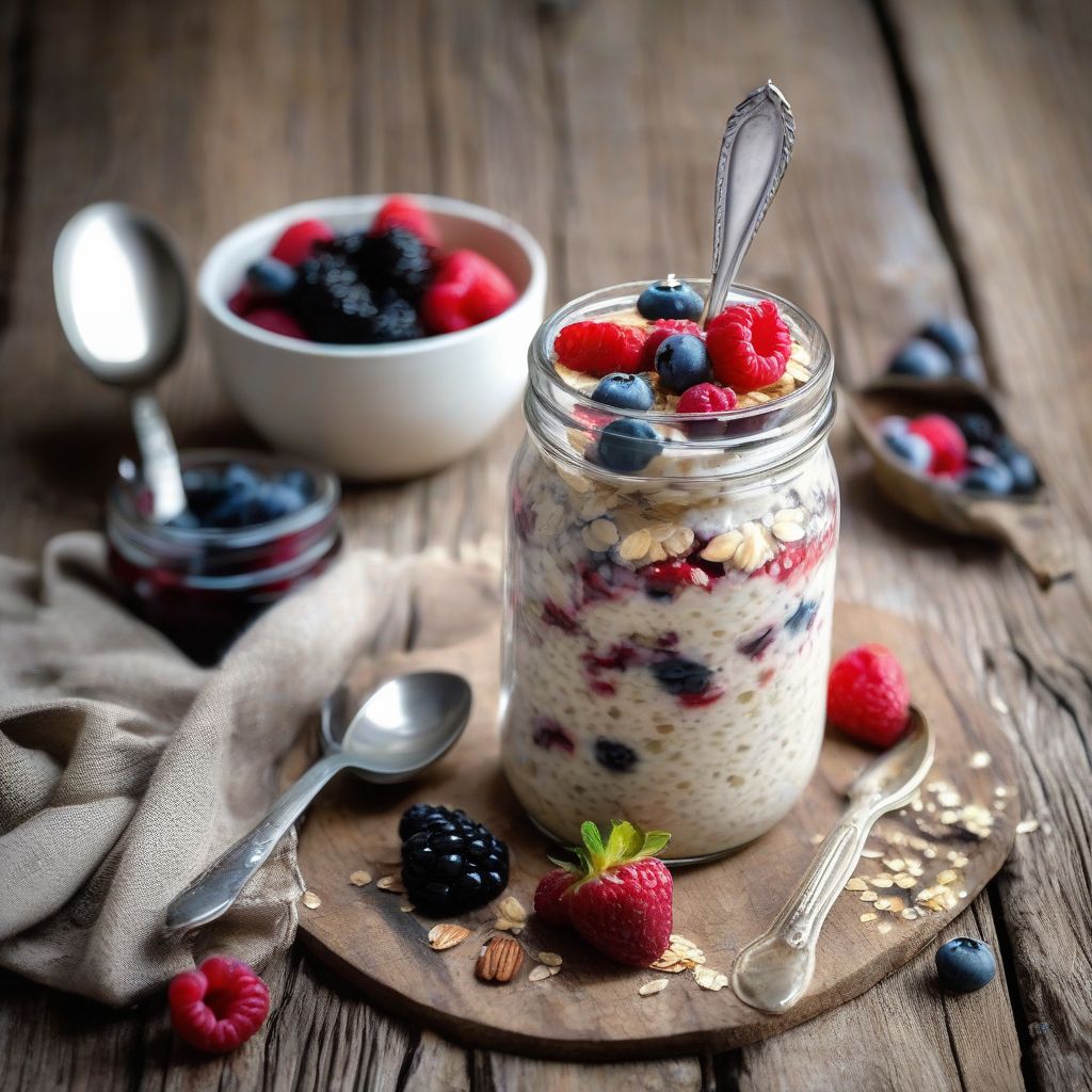 Overnight Oats with Berries